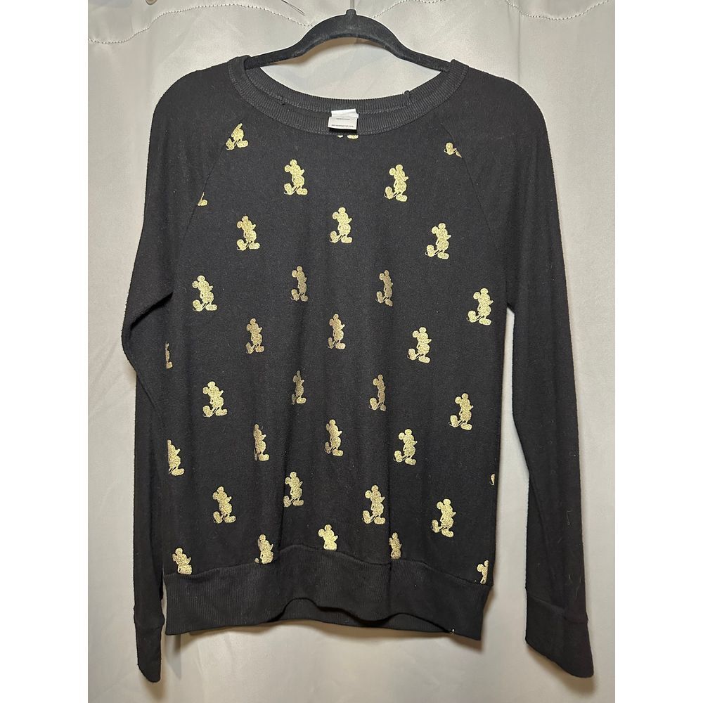 Mickey Mouse Disney back and gold sweater
